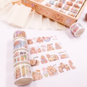 Washi Tape Largo c/ Glitter Capivara Capy - UND