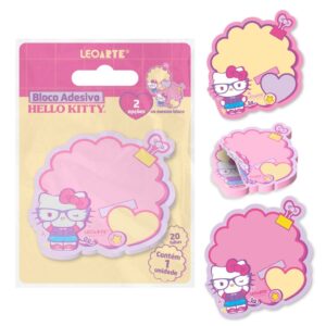 Bloco Adesivado Hello Kitty Leo e Leo - Blister 20 Folhas