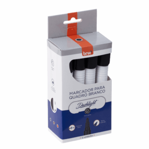 Marcador Quadro Branco Dashlight Preto - BRW - UND
