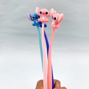 Caneta Flexível Dançante STITCH e ANGEL - UND