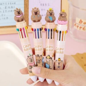 Caneta 10 Cores CAPIVARA Cute - UND