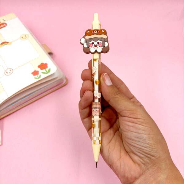 Lapiseira Estampada 0.7mm Menininha Love - Kit 4 Und