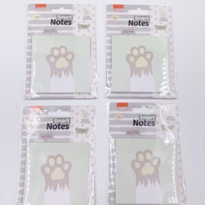 Bloco Smart Notes 76x76mm Pets BRW - KIT 4 UND