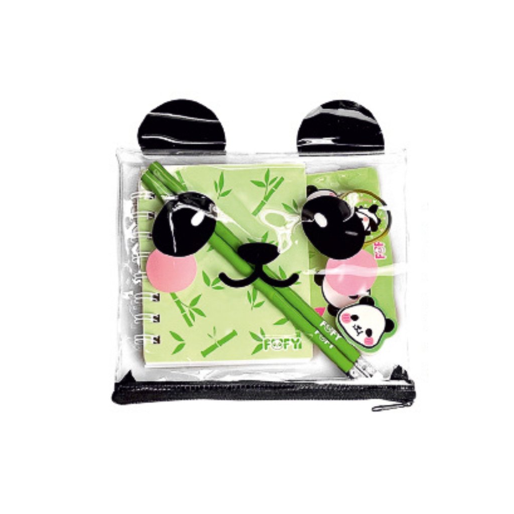 KIT Escolar Panda 6 Peças - FOFY - UND