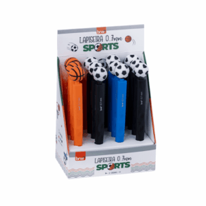 Lapiseira Plástica 0,7mm Sports - BRW - CX 12 UND