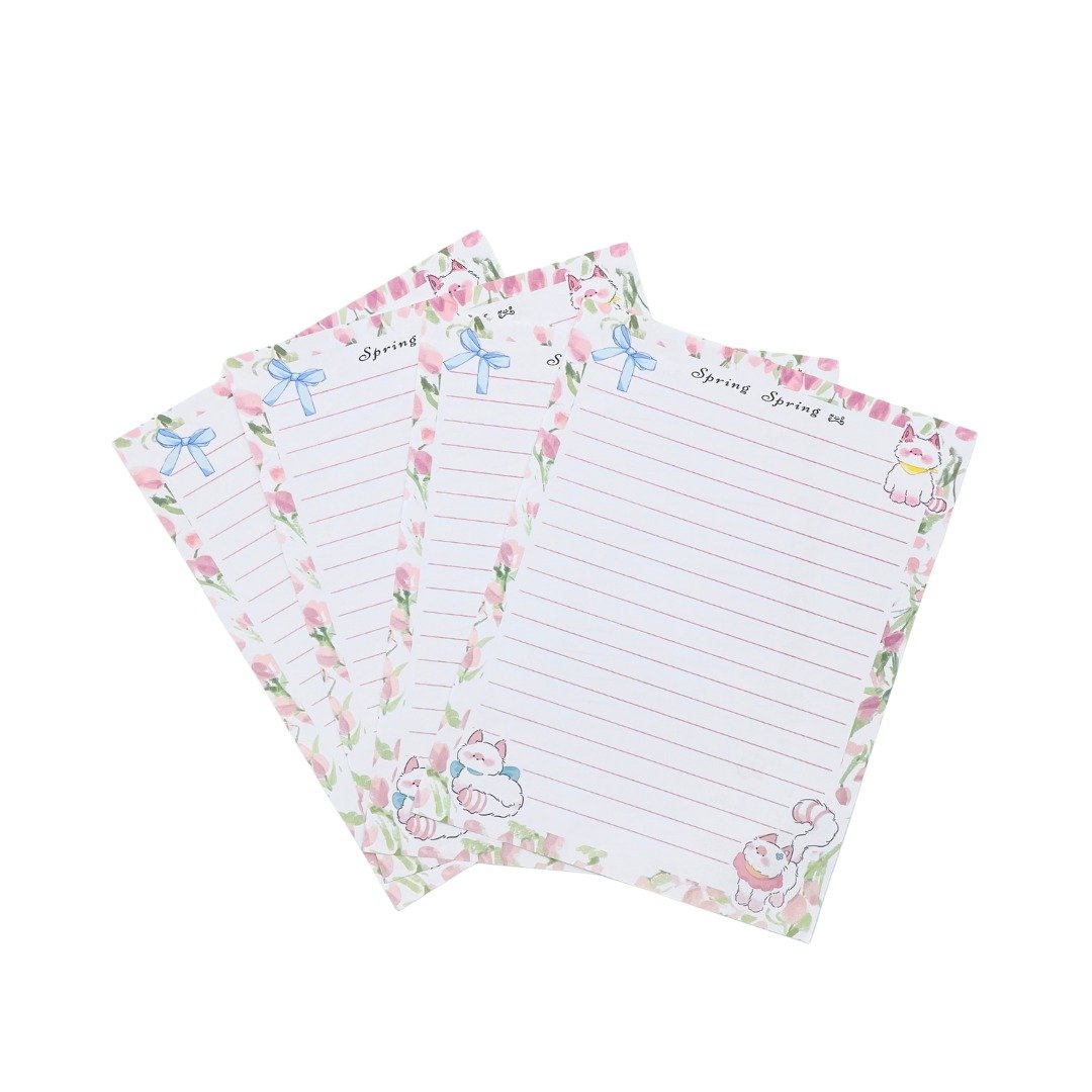 Kit 6 Papéis de Carta e 3 Envelopes Gato - UNISO - UND