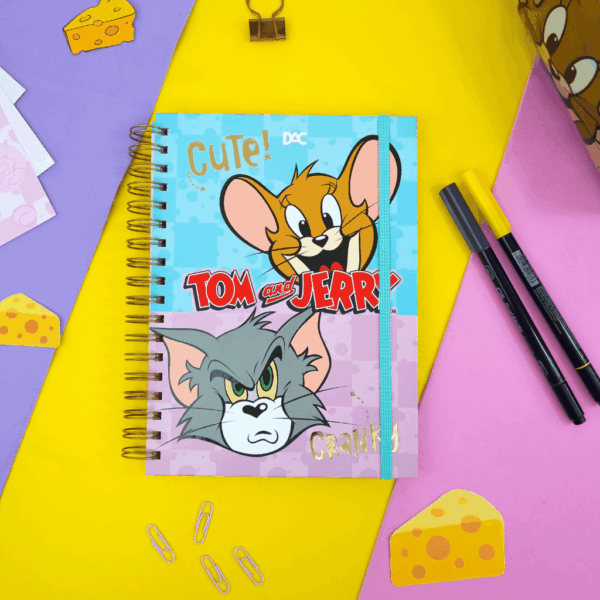 Caderno Smart Colegial 10 Matérias Tom e Jerry DAC