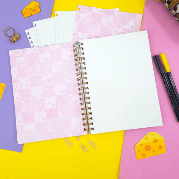 Caderno Smart Colegial 10 Matérias Tom e Jerry DAC