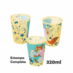 Copo Zootopia Sortido 320ml - PLASÚTIL - UND