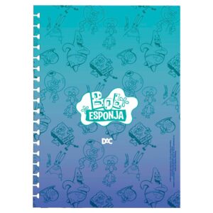Caderno Smart Universitário 10 Divisórias Bob Esponja Amarelo 80 fls - DAC