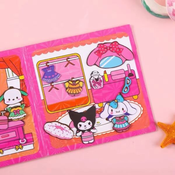 Quiet Book Magnético My Melody e Sua Turma