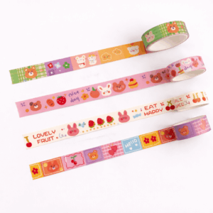 Caixinha c/ 4 Fitas Washi Tapes Cute Cartoon 15mmx2m - IMPORTADO - UND