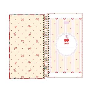 Agenda 2027 Espiral Semanal Amarena 16,7x8,9cm - TILIBRA - UND