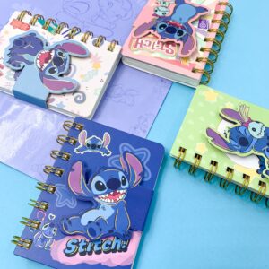 Caderninho Aramado c/ Fechamento STITCH - UND