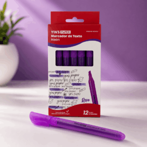 Marca Texto Neon ROXO - YINS PAPER - UND