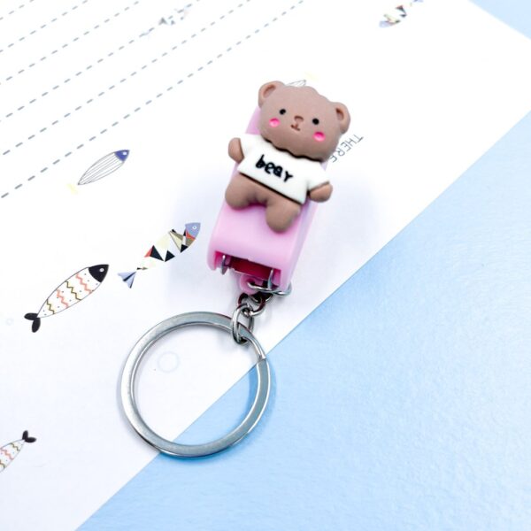 Mini Grampeador Chaveiro Ursinho  Lovelypen