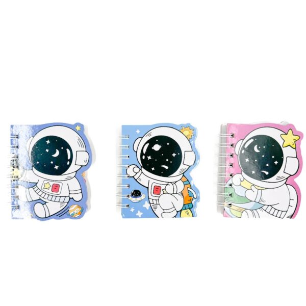 Mini Caderno Aramado Astronauta