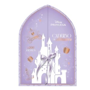 Caderno de Adesivos c/ + de 200 Und Princesas Disney - DAC