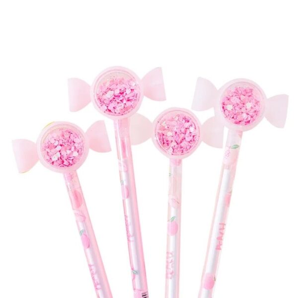 Caneta Fofa Bombom Cristal - PACOTE 6 UND