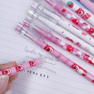 Caneta Apagável Estampada Ursinho Lotso - Blister 12 Und