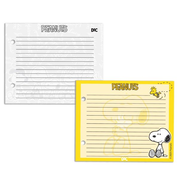 Porta Fichas Mini Fichário Horizontal Snoopy 80 fls - DAC