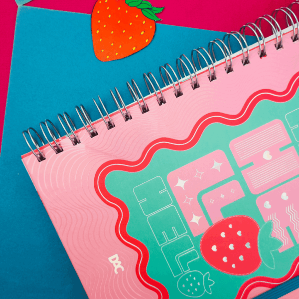 Refil Caderno Smart Colegial Hello Morango DAC