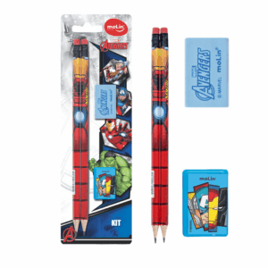 Kit Escolar Avengers 4 Peças MOLIN - BLISTER