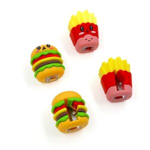 Apontador Emborrachado Fast Food - Cx 16 Und