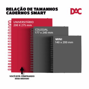 Caderno Smart Universitário 10 Matérias Stitch DAC