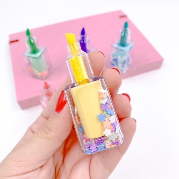 Marca Texto Esmalte - Kit 6 Cores