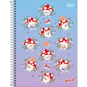 Caderno Espiral Capa Dura Universitário 1 Matéria Spice Feminino Tilibra