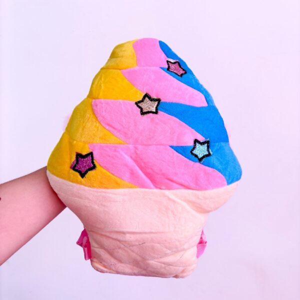 Mochila Fofa Pelúcia Gelatos Docinhos