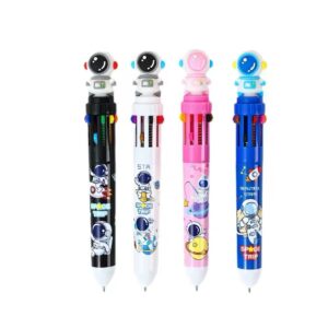 Caneta 10 Cores Astronauta Color - UND