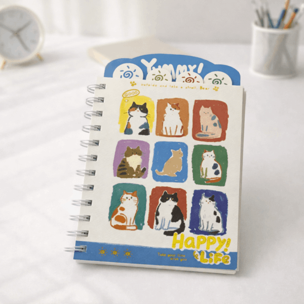 Caderno Pautado Espiral Bichinhos Fofos - IMPORTADO - UND