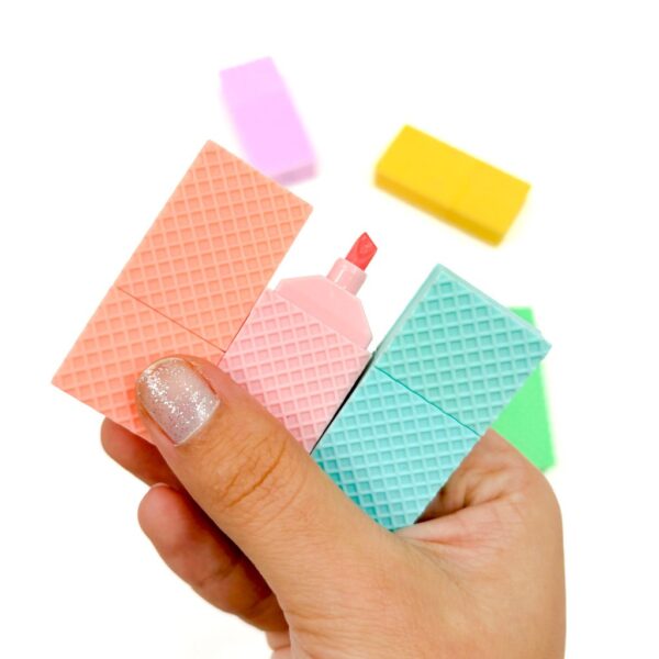 Marca texto Fofo Biscoitinho Mirabel 6 Cores - BLISTER