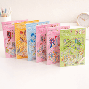 Kit Cenário Adesivo 3D c/ Pinça GOOD VIBES 25,5x18cm - IMPORTADO - UND