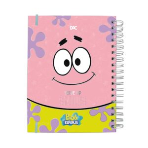 Caderno Smart Universitário 10 Divisórias Bob Esponja Amarelo 80 fls - DAC