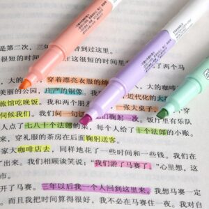 Marca Texto Apagável 6 Cores