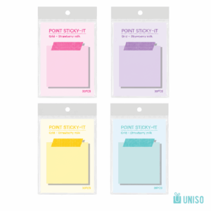 Bloco de Notas Pastel 90x128mm 30fls - UNISO - UND