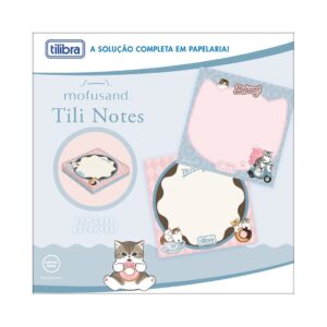 Bloco Tili Notes Gato Mofusand 76x76mm - TILIBRA - UND