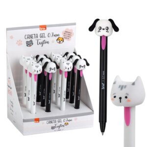 Caneta Esferográfica Gel 0.7mm Tugton Puxa língua - BRW - UND