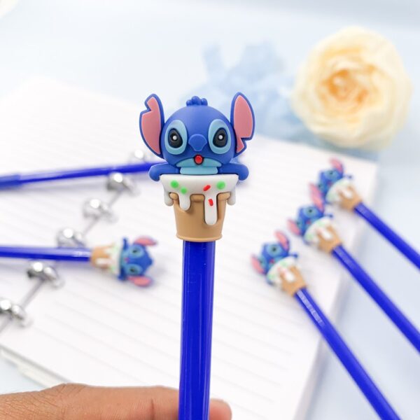 Caneta Fofa Stitch Sundae - PACOTE 6 UND