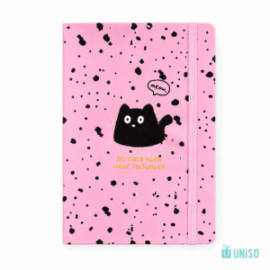 Caderno A6 Capa Dura Pautado Animal 14,5x10,5cm 96 fls - UNISO - UND