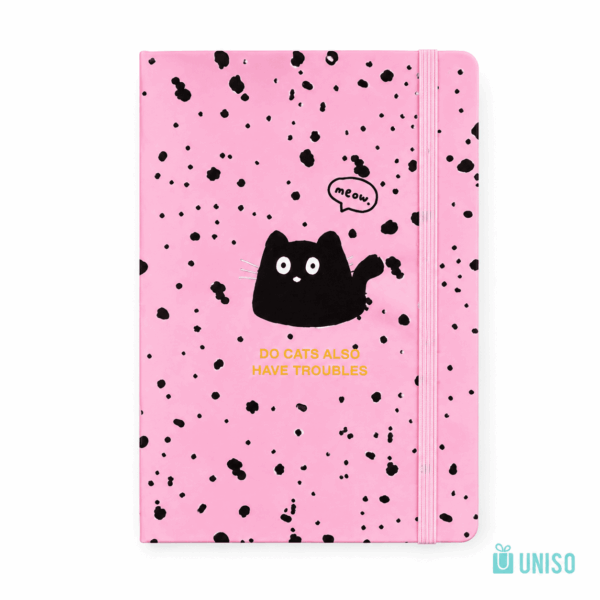Caderno A6 Capa Dura Pautado Animal 14,5x10,5cm 96 fls - UNISO - UND