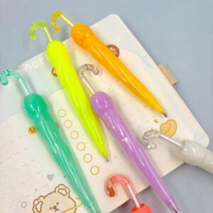 Caneta Fofa Guarda Chuva Cristal- Kit 6 Und