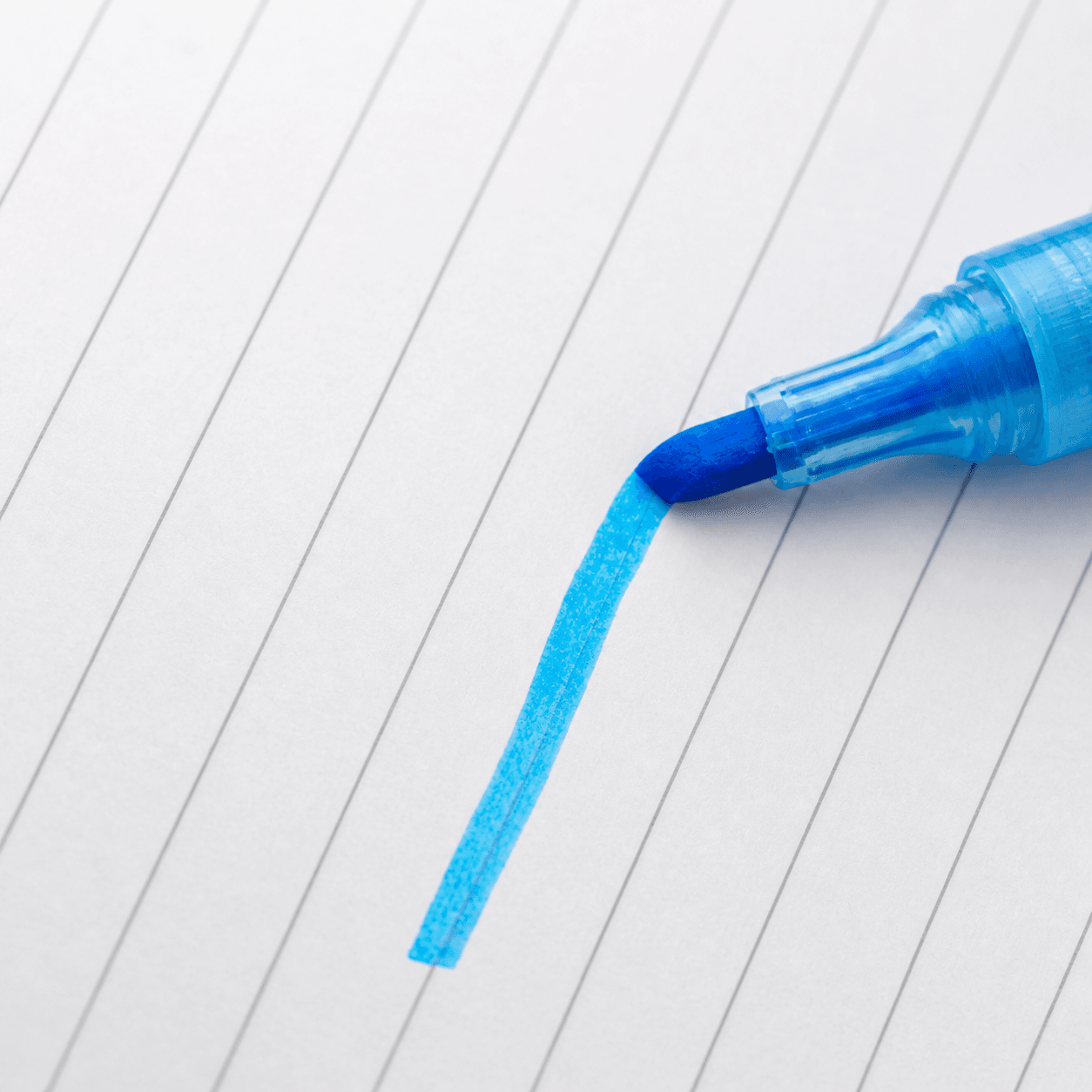 Marca Texto Neon AZUL - YINS PAPER - UND