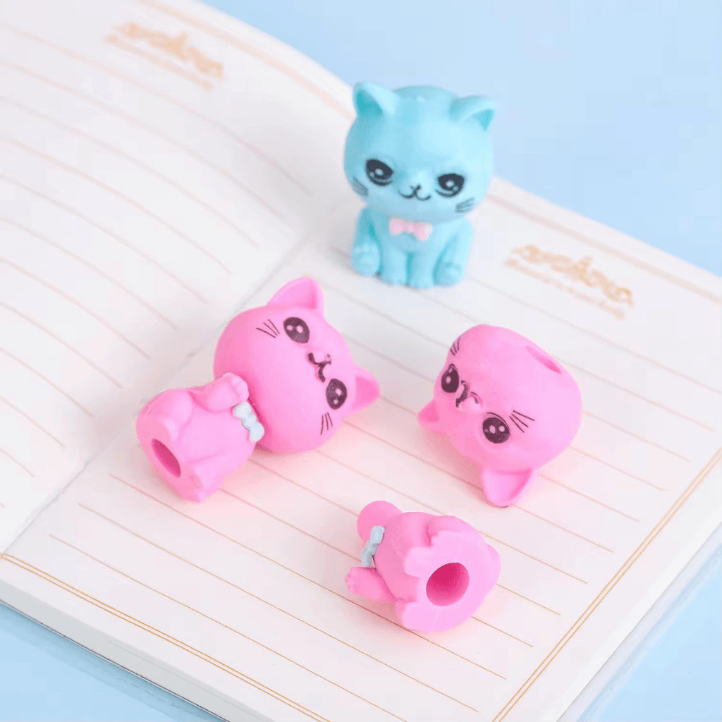 Borracha Fofa 3D PONTEIRA Gatinho - IMPORTADO - UND