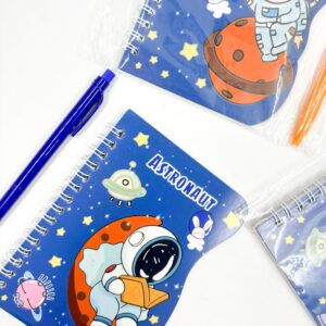 Mini Caderno Astronauta c/ Caneta