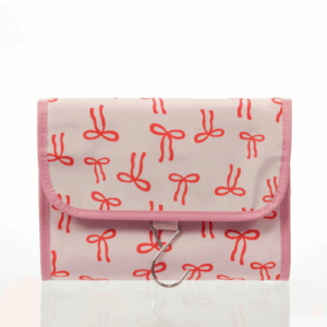 Necessaire c/ Gancho Rosa LAÇO 18x25x3cm - FLORIE - UND