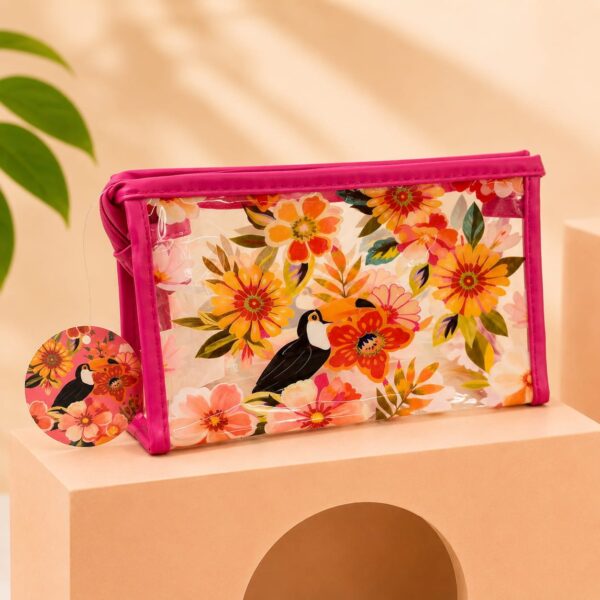 Necessaire Plástica Estampada Brisa de Verão 20 x 12 x 8 cm - IMPORTADO - UND
